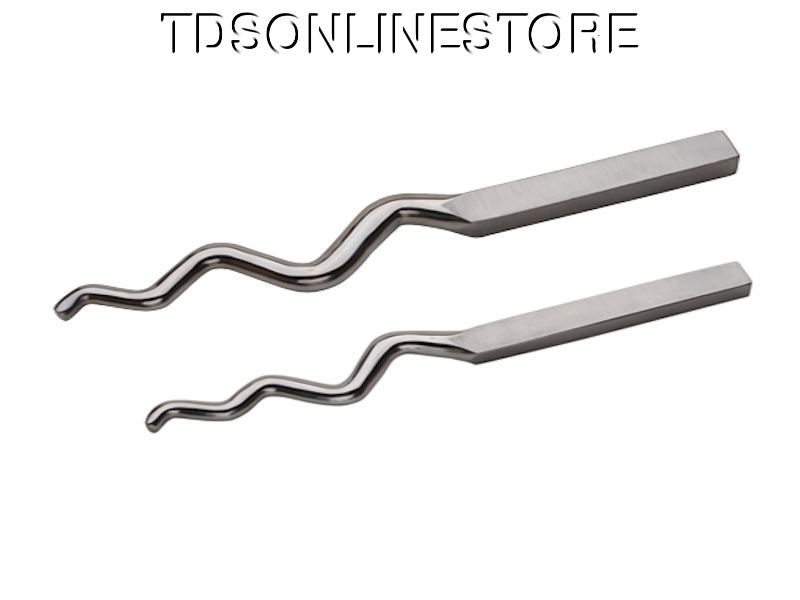 Sinusoidal Large Heavy Duty Highly Polished Large Forming Stakes 2pc