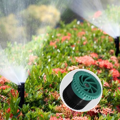 Variable Arc Nozzle, 10 Pcs Adjustable Sprinkler Heads Replacement with 4 Van