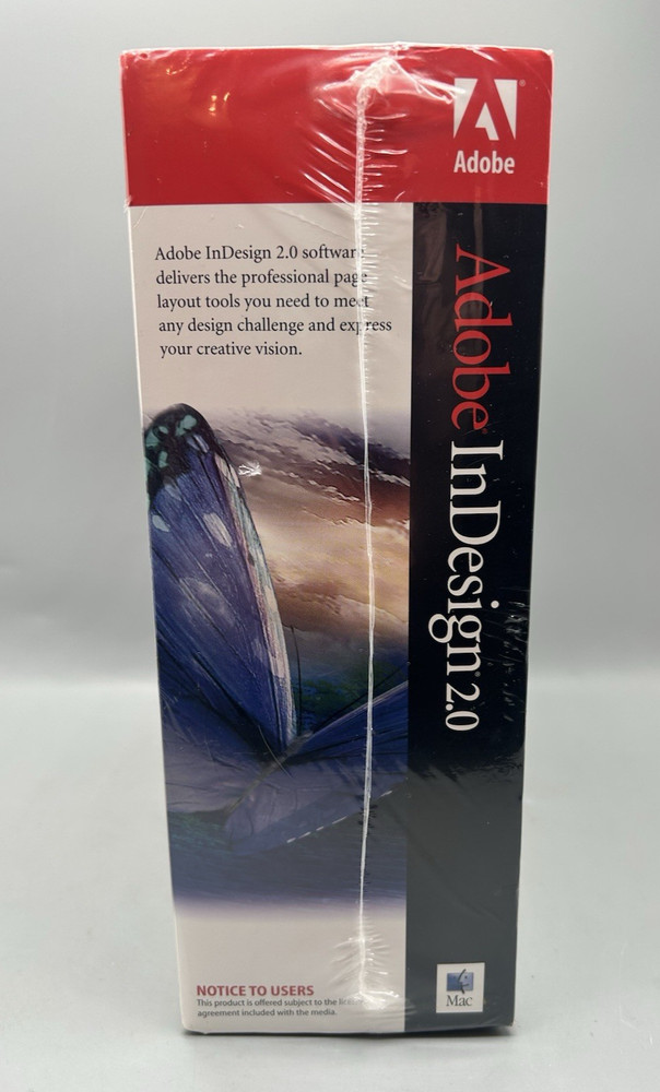 Adobe InDesign 2.0 for Macintosh Retail 1 User - Sealed
