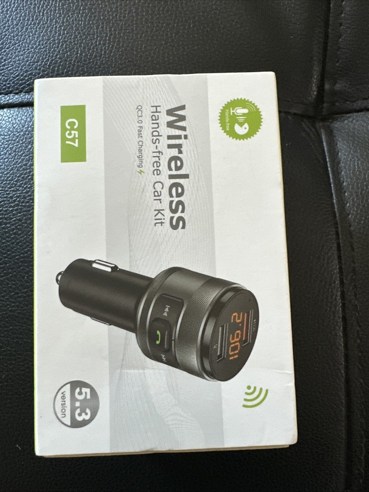 Wireless Hands-Free Car Kit QC3.0 Fast Charging 5.0 Version!!