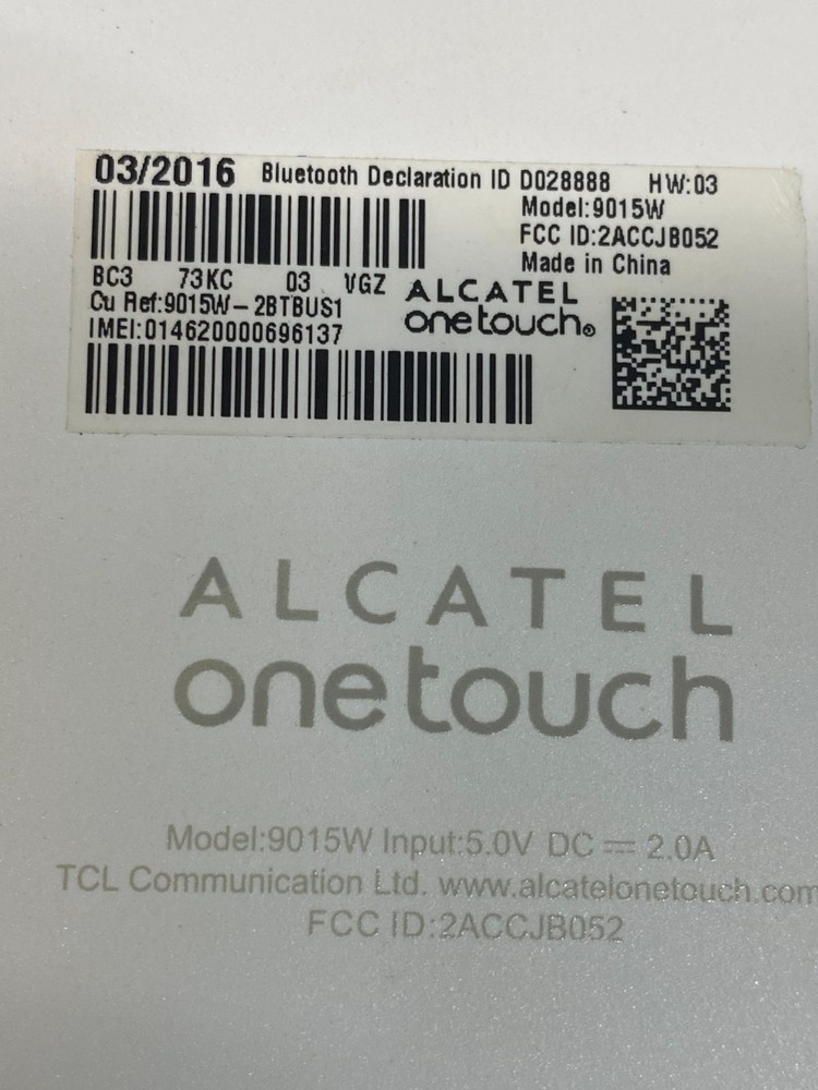 Alcatel One Touch Tablet 7" LTE (T-Mobile)