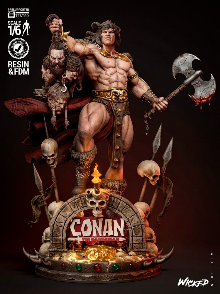 Conan model kit unassembled unpainted see Description