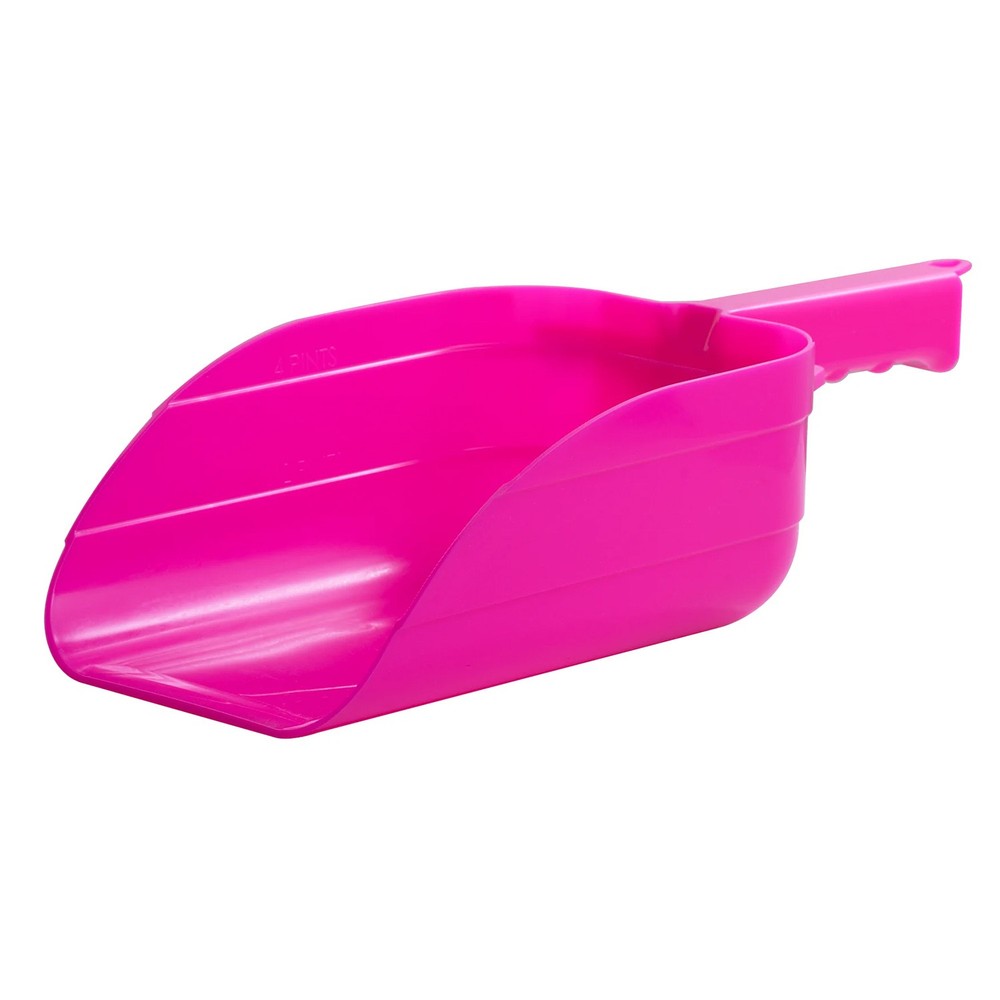 5 Pint Plastic Utility Scoop, Pink