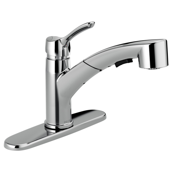 Delta Collins Pull-Out Kitchen Faucet Chrome-Certified Refurbished