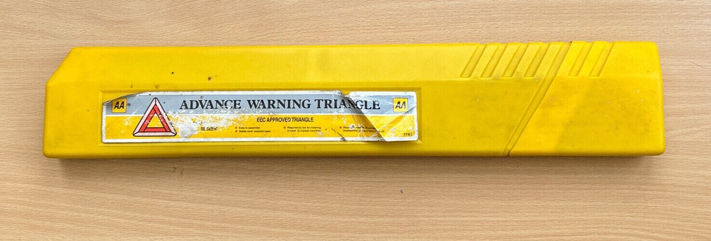 AA Folding Warning Triangle Foldable Safety Car Reflective BOXED