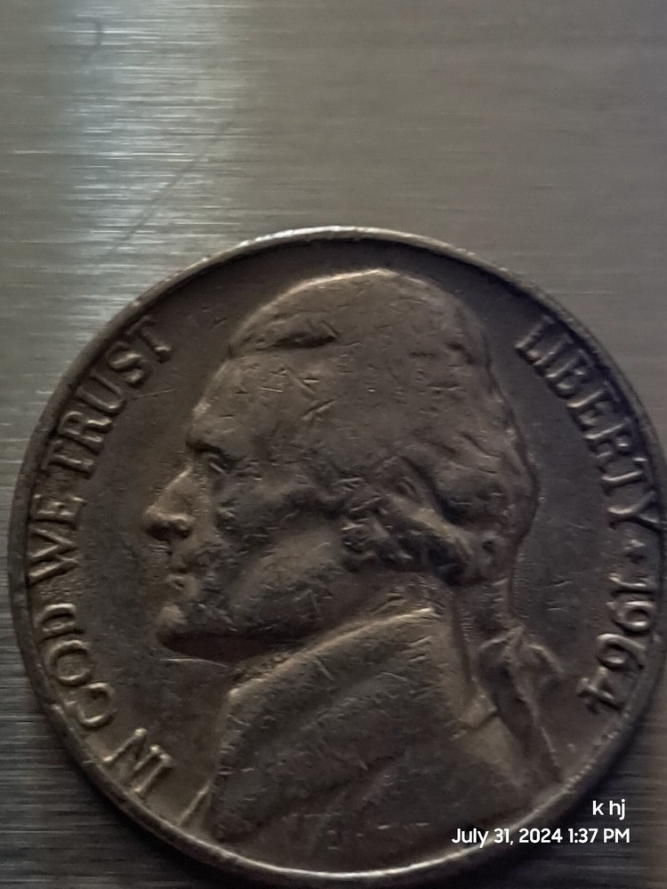 1964 nickel d mint mark Rare With Errors