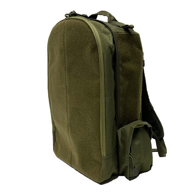 VISM Hook/Loop Patch Backpack Tactical Sports Shooting Patch Collector Bag-Green