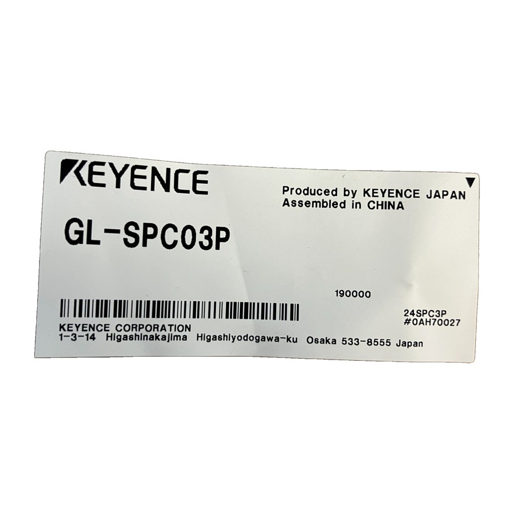 Keyence GL-SPC03P New NFP Sealed