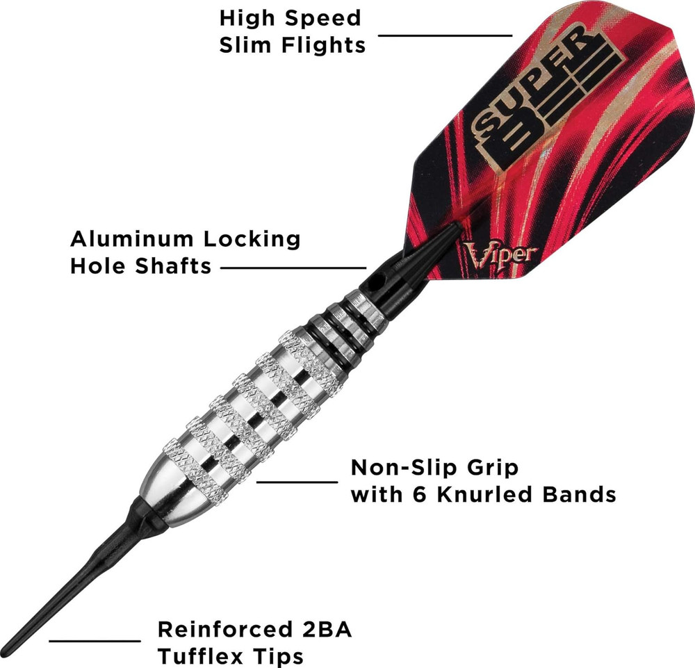 Super Bee Soft Tip Darts, 16 Grams