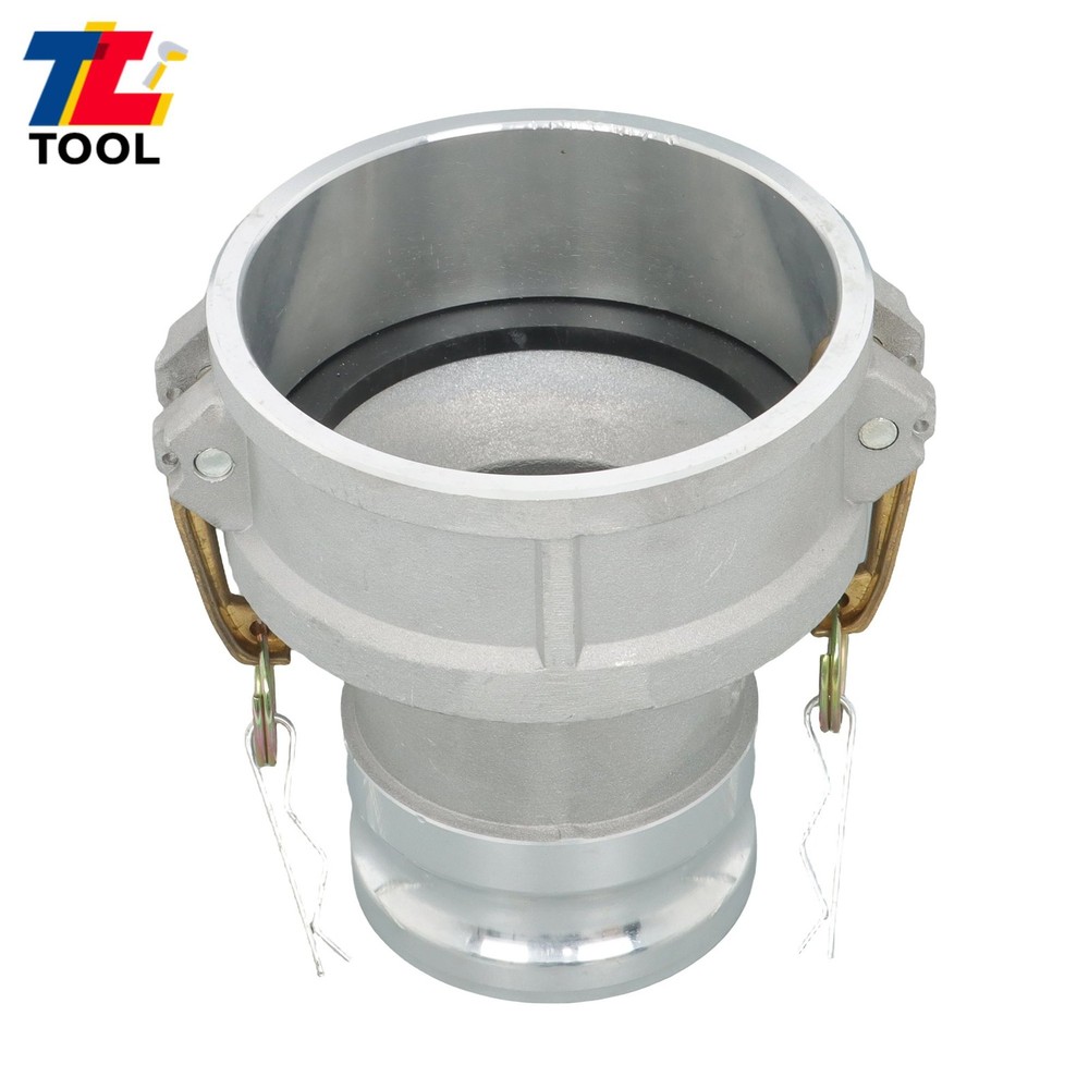 Type DA 4" to 3" Aluminum Camlock Reducing Coupling, Grooved