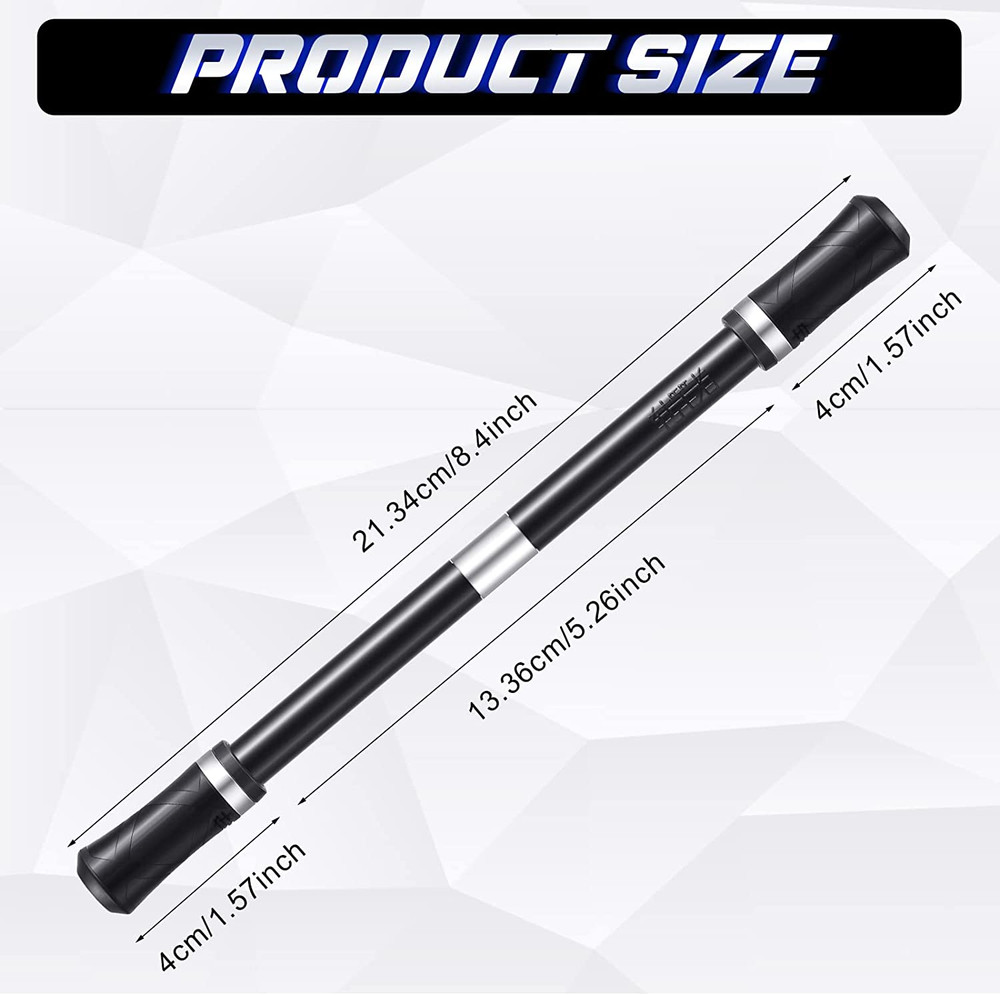 2 Pieces Spinning Pen Rolling Finger Rotating Gaming Trick Pen Mod with Tutorial