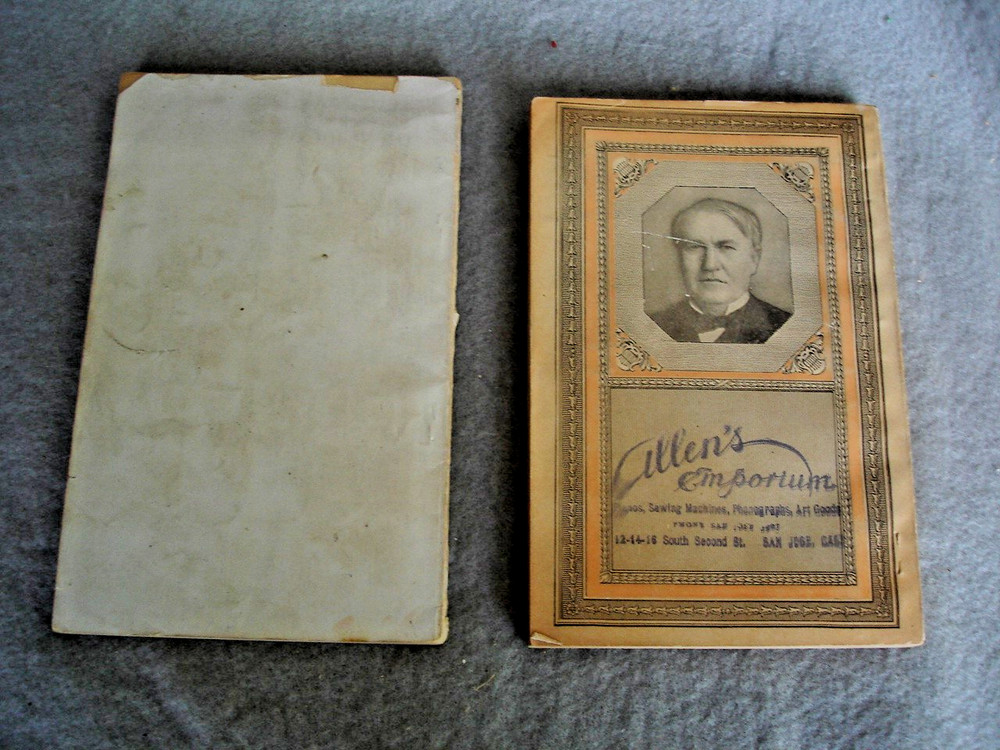 2 different Edison Record Catalogs, 1917 , 1918