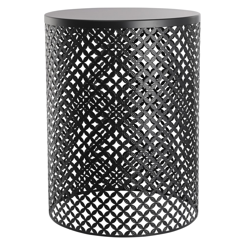 3pcs Modern Metal Cylindrical Frame Accent Table Outdoor Side Table End Table US