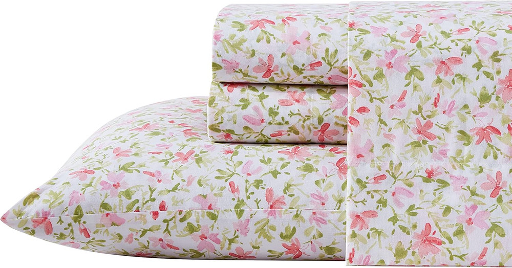 - Queen Sheets, Cotton Percale Bedding Set, Lightweight & Breathable Home Decor