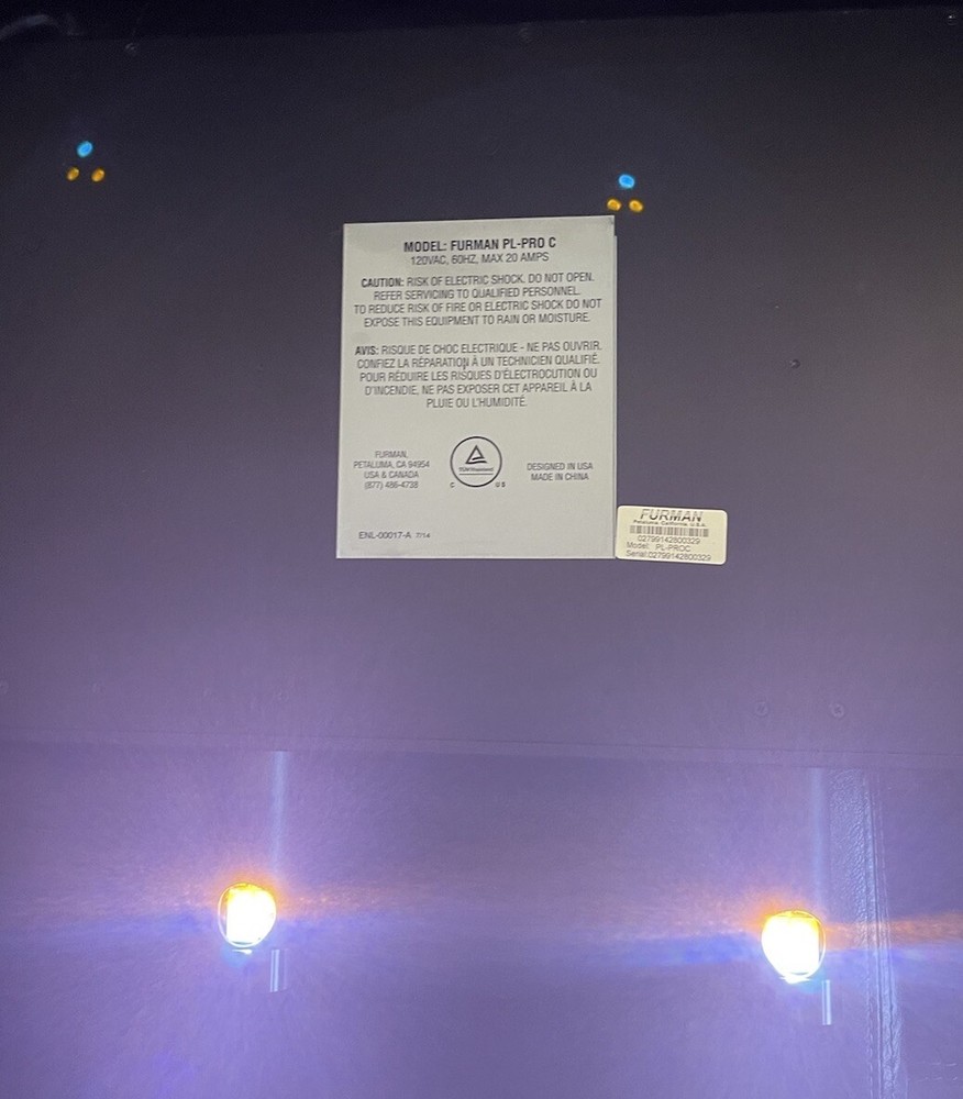 Furman PL-PRO C Power Conditioner with Voltmeter (Used)