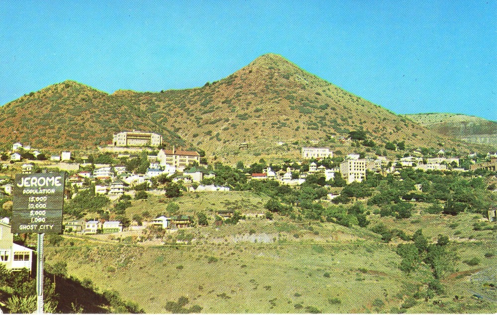 LIVELY GHOST CITY, JEROME, AZ - PC4240