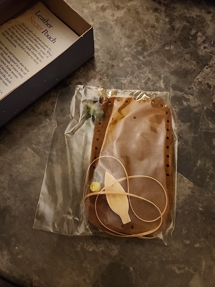 Leather Secret Pouch Kit