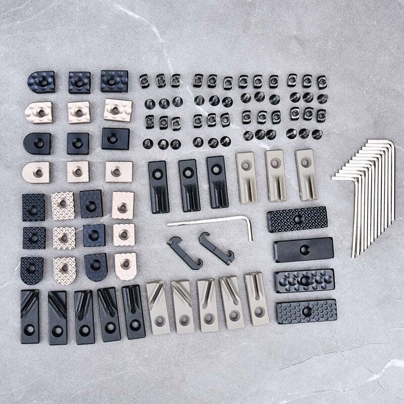 Tactical CNC Wire Guide System Cable Management Arson Machine KEYMOD M-LOK