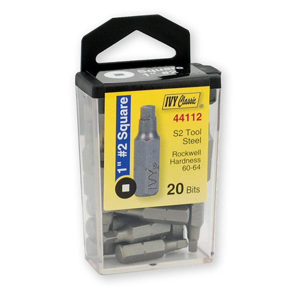 IVY Classic 44112 Impact Plus 1" #2 Square Insert Bit, Bit