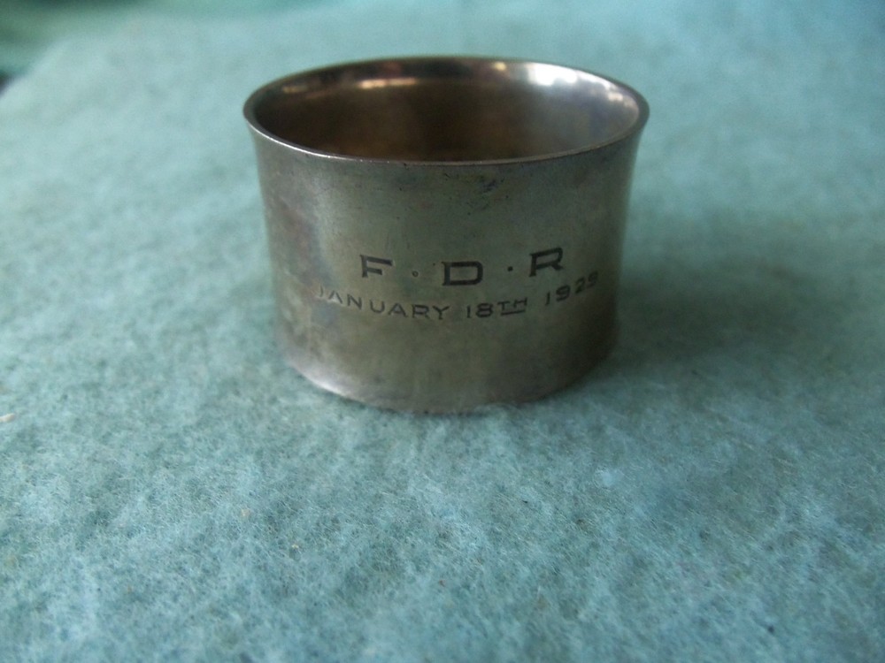 FDR STERLING NAPKIN RING