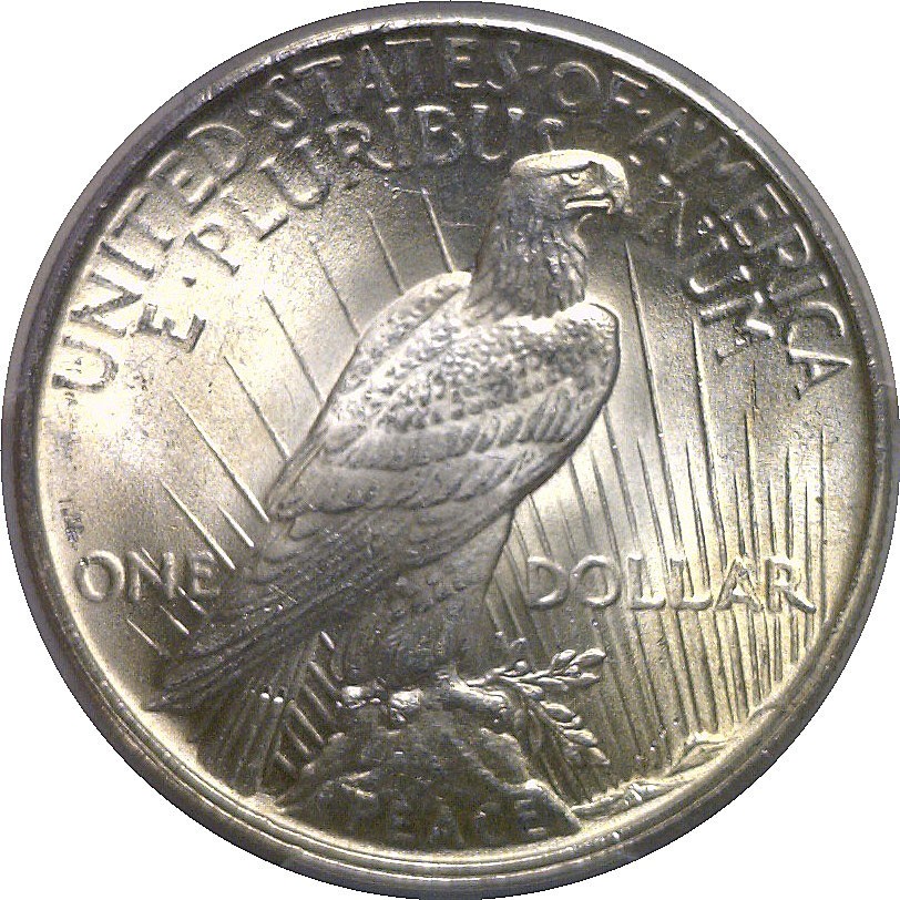 1924 Peace Dollar PCGS MS-65