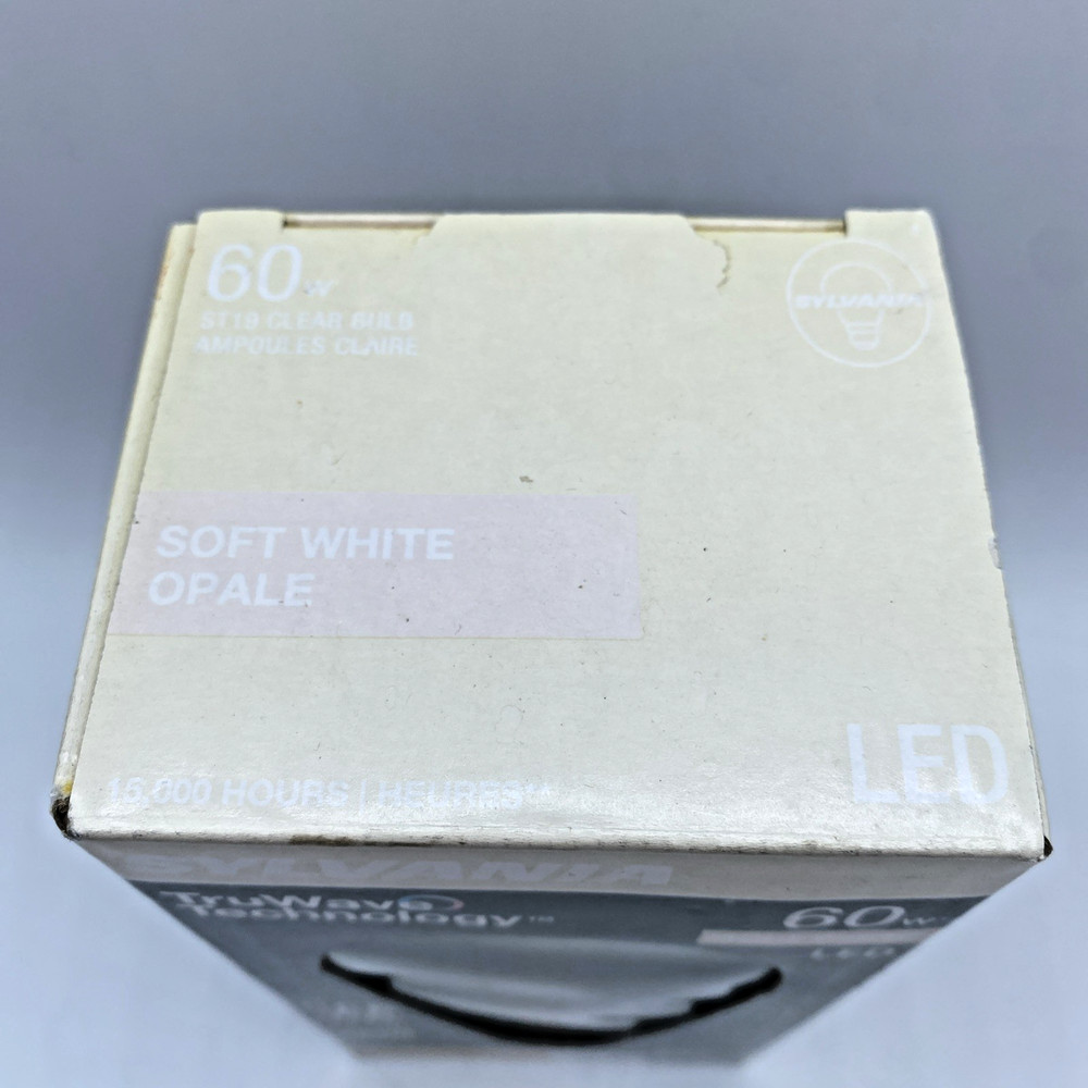 LED Bulb, Decorative, ST19 Lamp, 60 W Equivalent, E26 Lamp Base, Dimmable