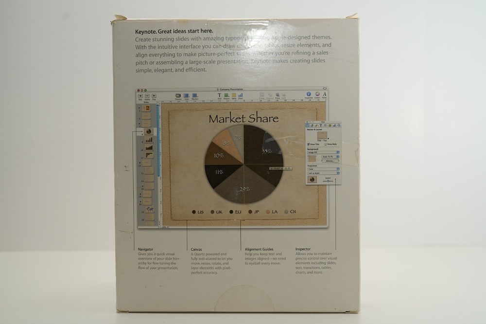 Apple Keynote 2003 Mac M8822Z/A