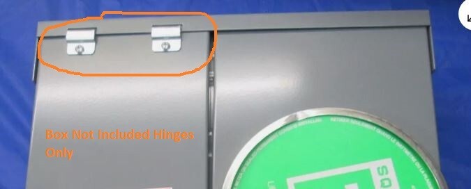 Square D Breaker Box Cover Hinges Set