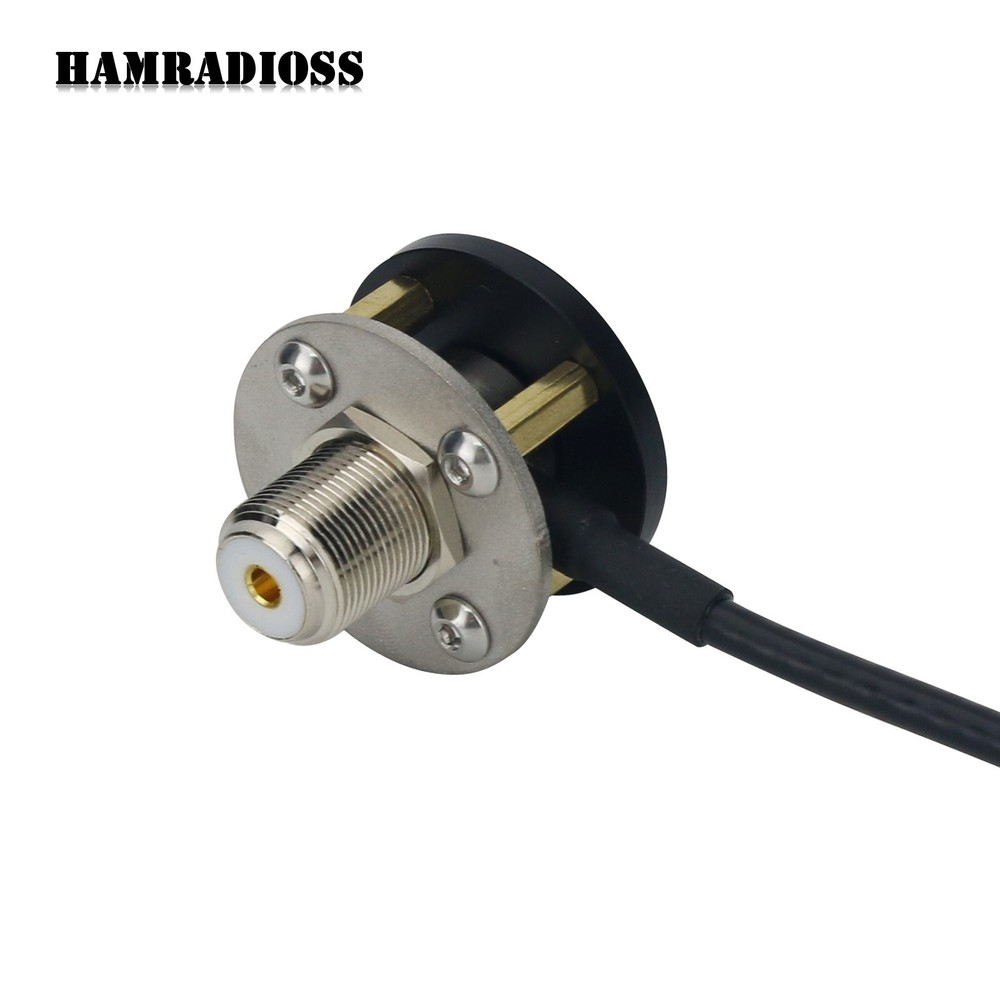 Antenna Mounting Bracket Outdoor M-Pipe Antenna Mount 1/4" Threaded Antenna Base