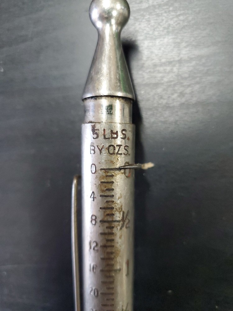 Vintage Pelouze Mfg Co Pull Scale