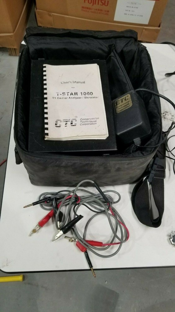CTC T-STAR 1000A T1 BERT/CHANNEL ANALYZER Complete!