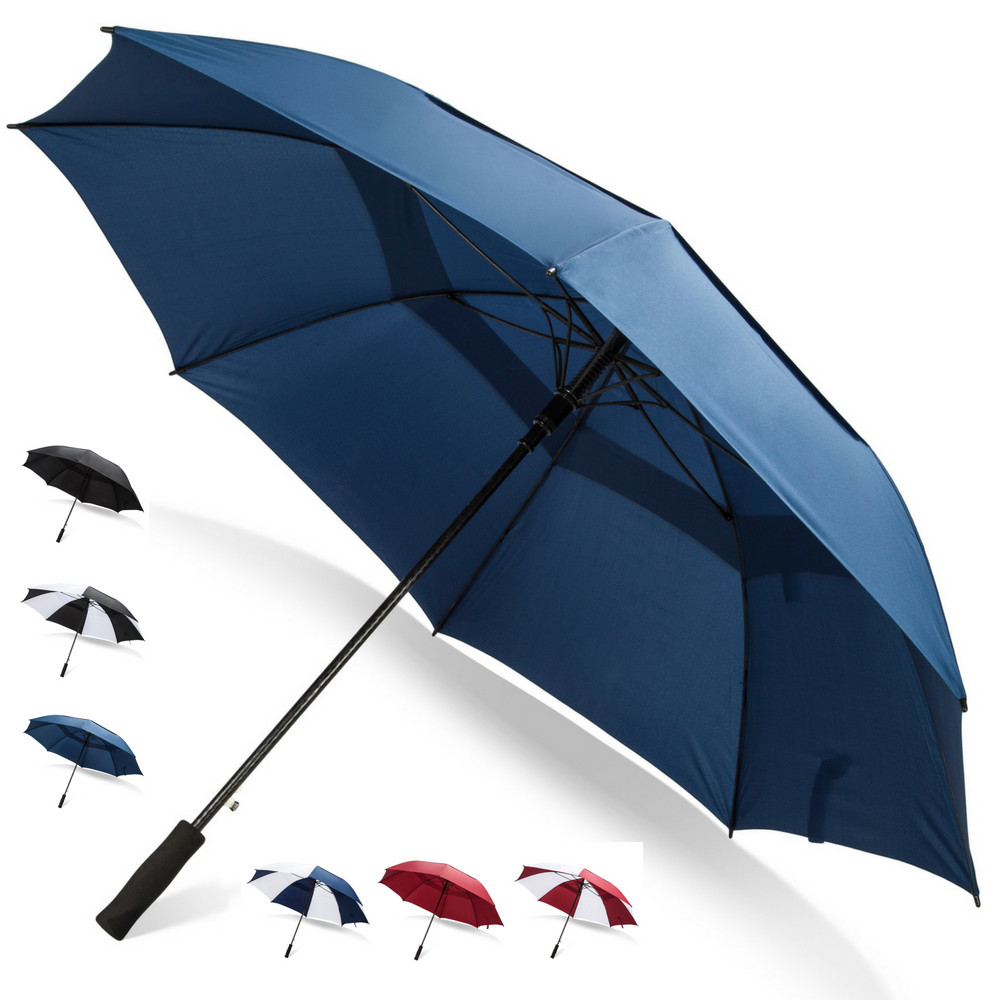 Third Floor Umbrellas 68 Inch Automatic Open Golf Umbrella - Large Vented Canopy