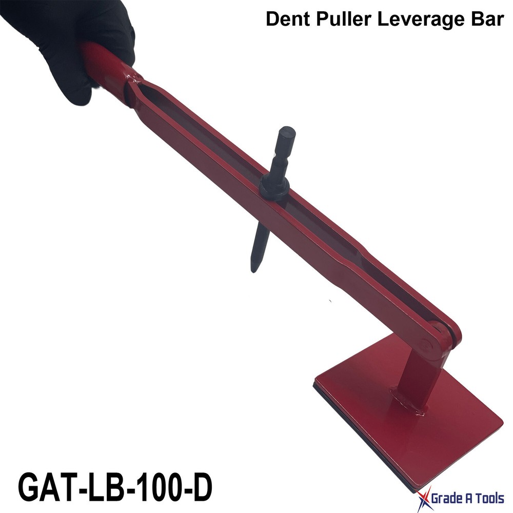 Dent Puller Leverage Pulling Bar with 6 Bonus Welding Rods - Maxi & DF-505