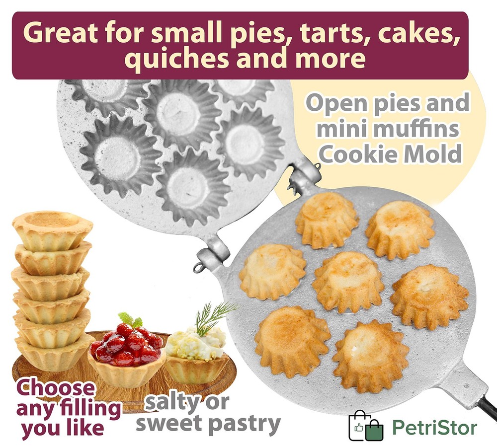 Cupcake maker Cake Mini Muffins Open Pies Cookie Maker round form Baking bask...