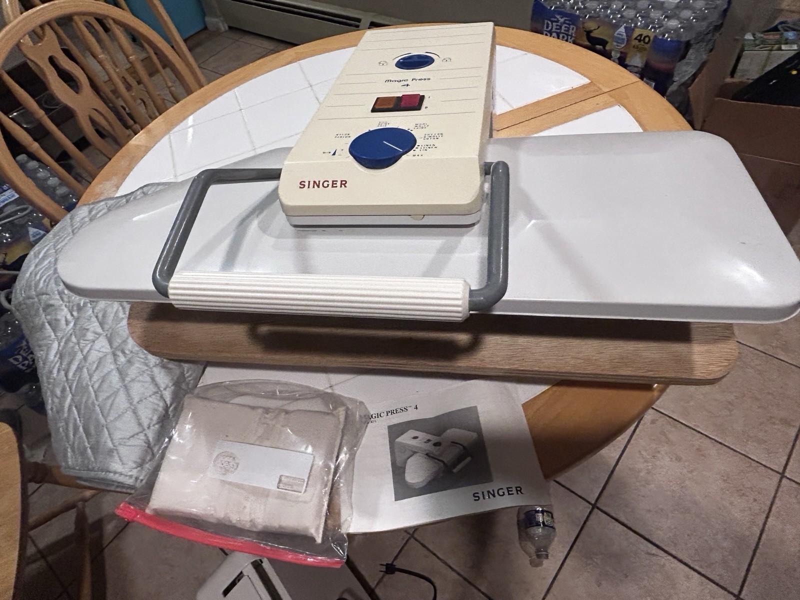 Singer Magic Press 4 Electric Clothing Iron Commercial Heat Press w/Manual Works