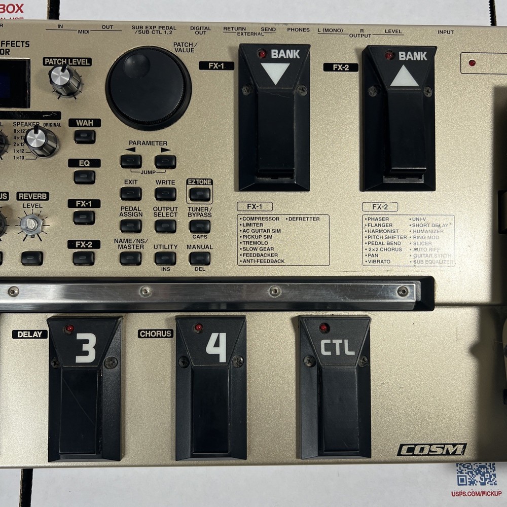 Boss GT-6 Guitar Effects Processor UNIT ONLY - SAME DAY SHIP - 100% WARRANTY