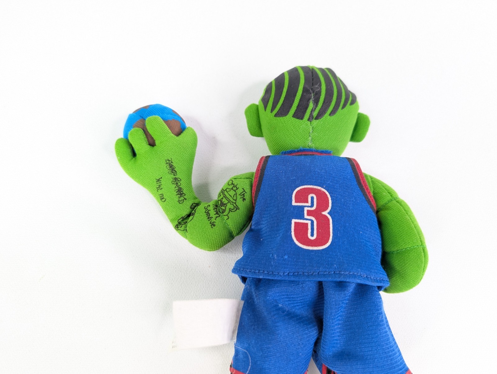 Vintage Alien Allen Iverson #3 Meanies 2000 All Star 8" Plush Figure