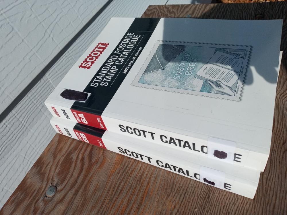 Scott Stamp Catalog 2024 Volume 6A & 6B - COUNTRIES Reference Book Lot