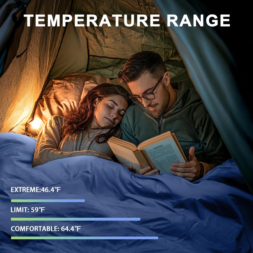 Ultralight Warm Weather Sleeping Bag - Portable, Waterproof, Compact Lightwei...