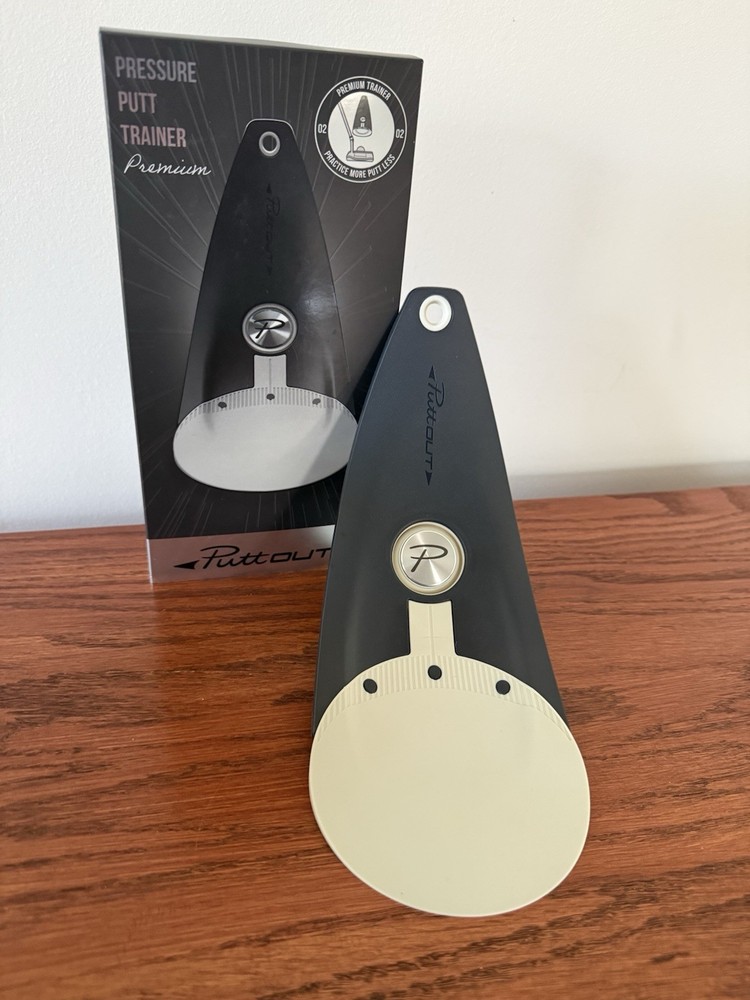 PUTT OUT PRESSURE PUTT TRAINER PREMIUM "practice more putt less"