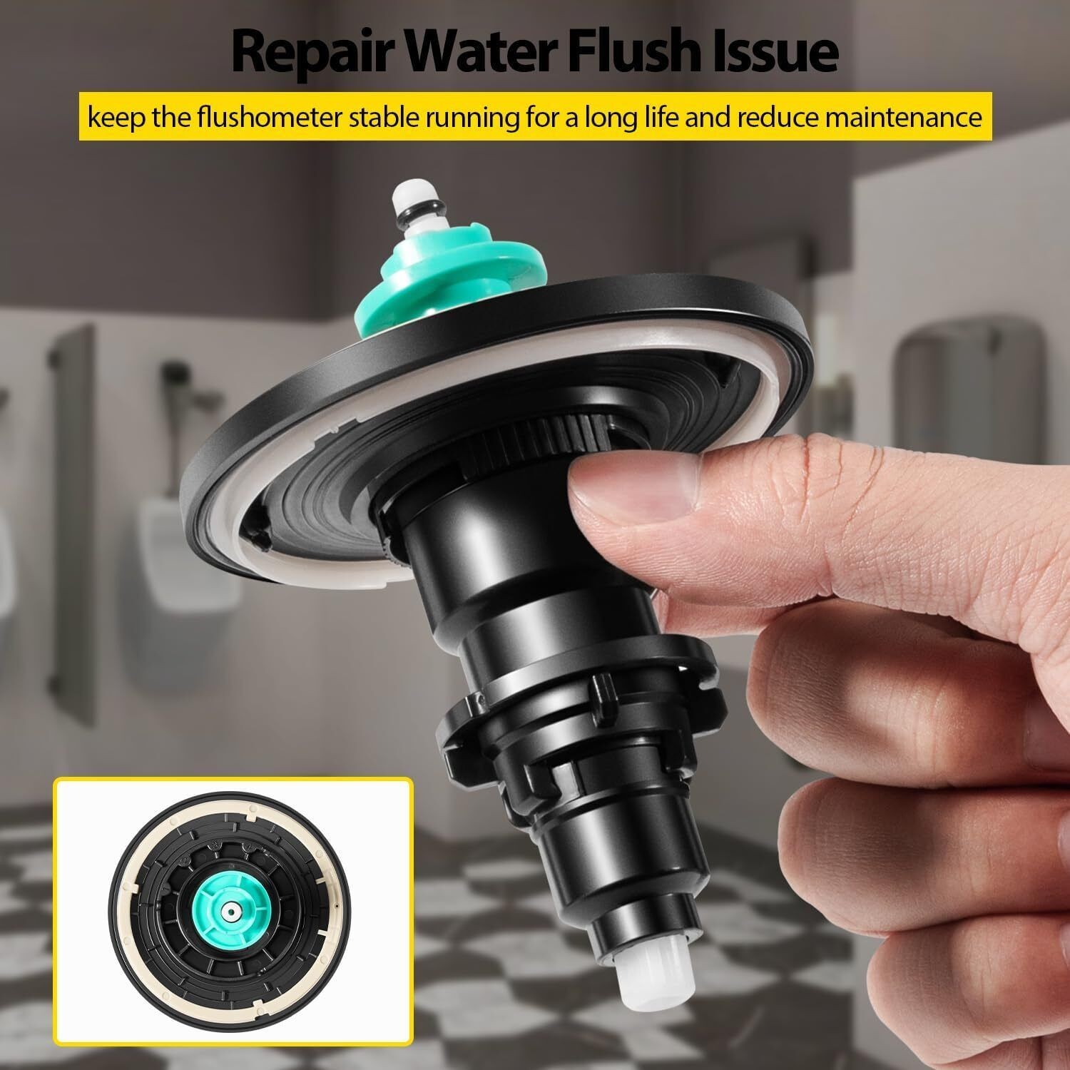 For Sloan 3325001 Optima Plus 3.5&4.5 GPF Flex Tube Diaphragm Kit EBV-1020-A