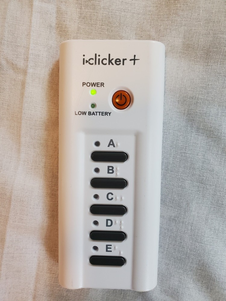 iClicker Plus RLR15 Student Classroom Response System Remote Control Unit