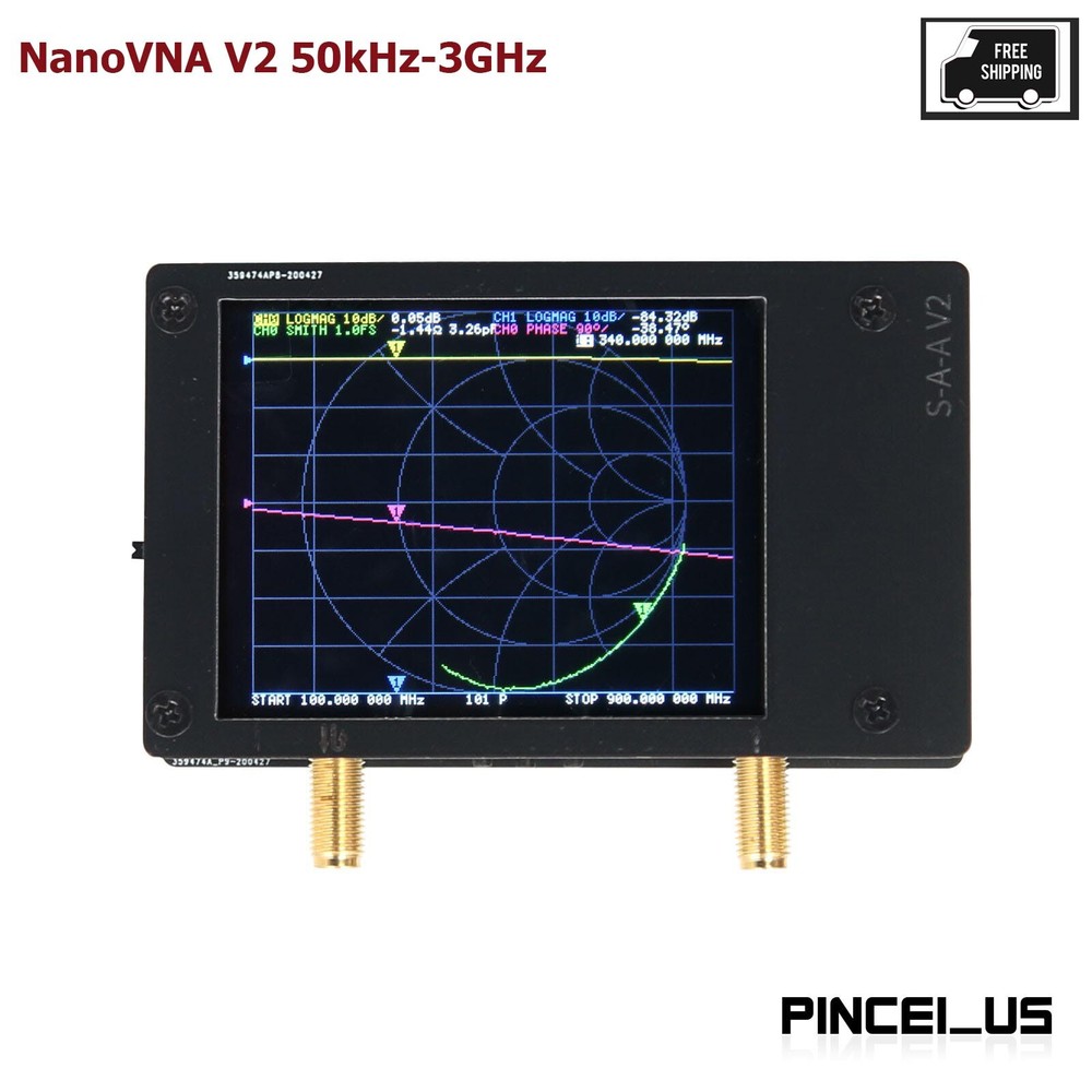 50kHz-3GHz Vector Network Antenna Analyzer For Shortwave HF VHF UHF