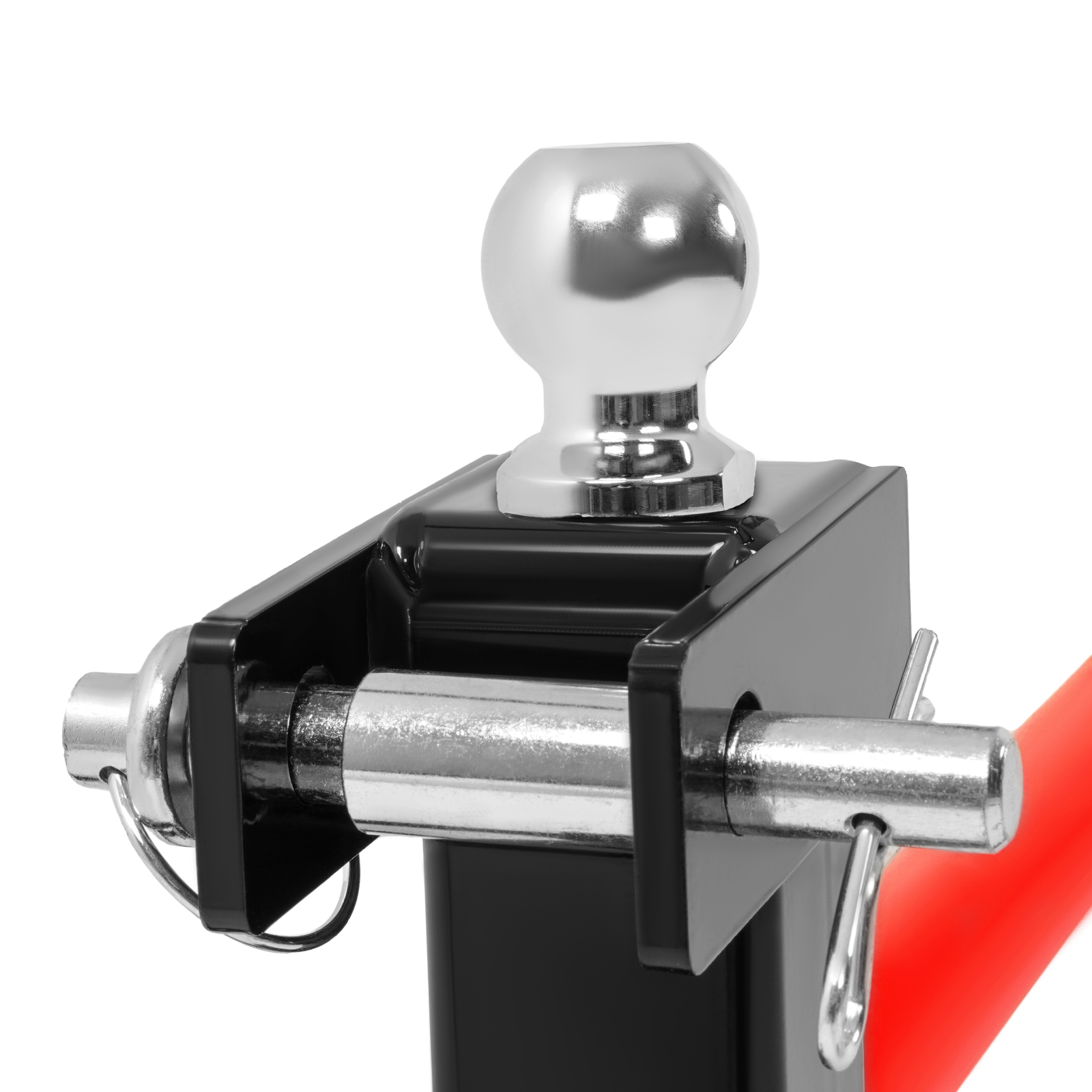 3 Point Hay Bale Spear Trailer Hitch Receiver For Cat 1 Tractor W/Gooseneck Ball