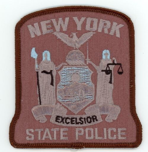 NEW YORK STATE POLICE SUBDUED NICE SHOULDER PATCH SHERIFF