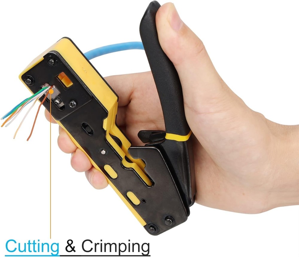 Efficient and Reliable RJ45 Crimp Tool Kit for Networking & Data Applications
