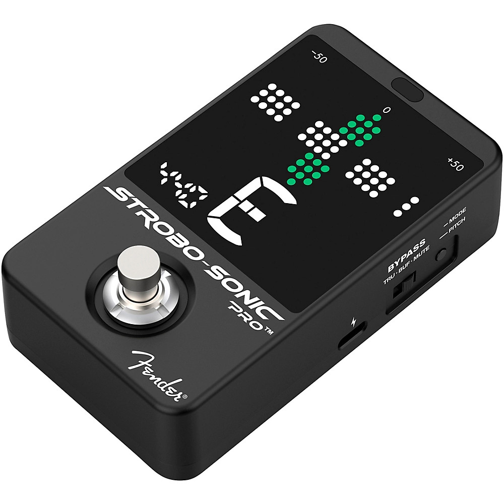 Fender Strobo-Sonic Pro Tuner Pedal Black