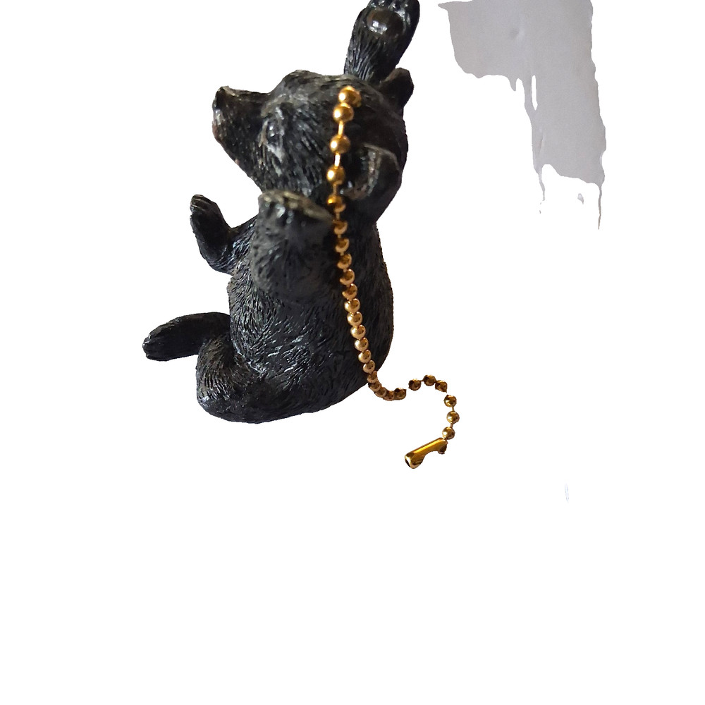 Chain Pull, Synthetic Bear. Black