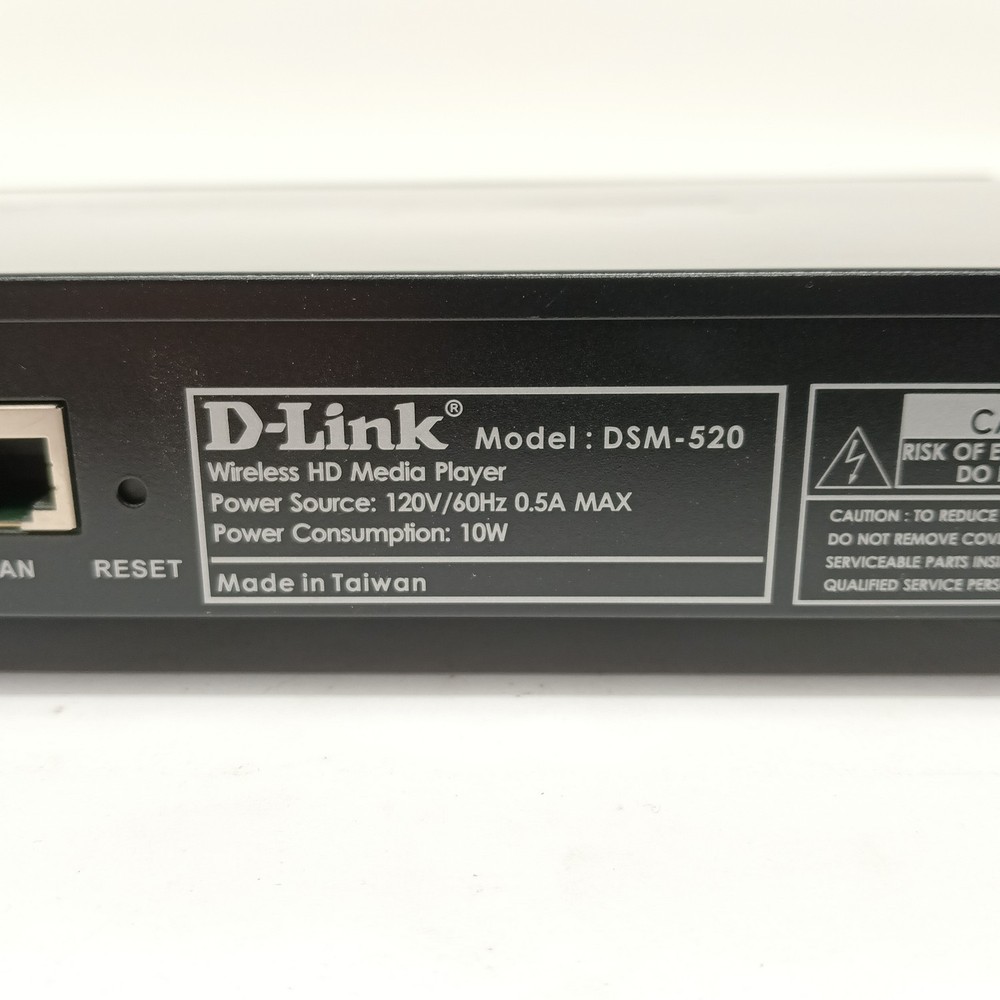 D-Link DSM-520 Wireless HD Media Player & Remote Control