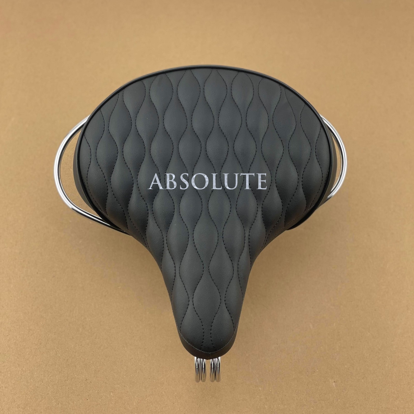 Beach Cruiser Chopper Bicycle Saddle Seat Diamond Stitched Web Spring Bike.